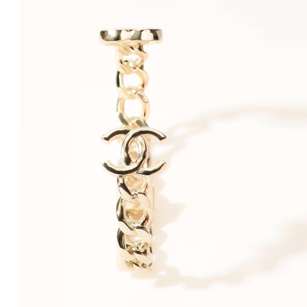 ❌SOLD❌Authentic Chanel Gold Cuff - Picture 10 of 12